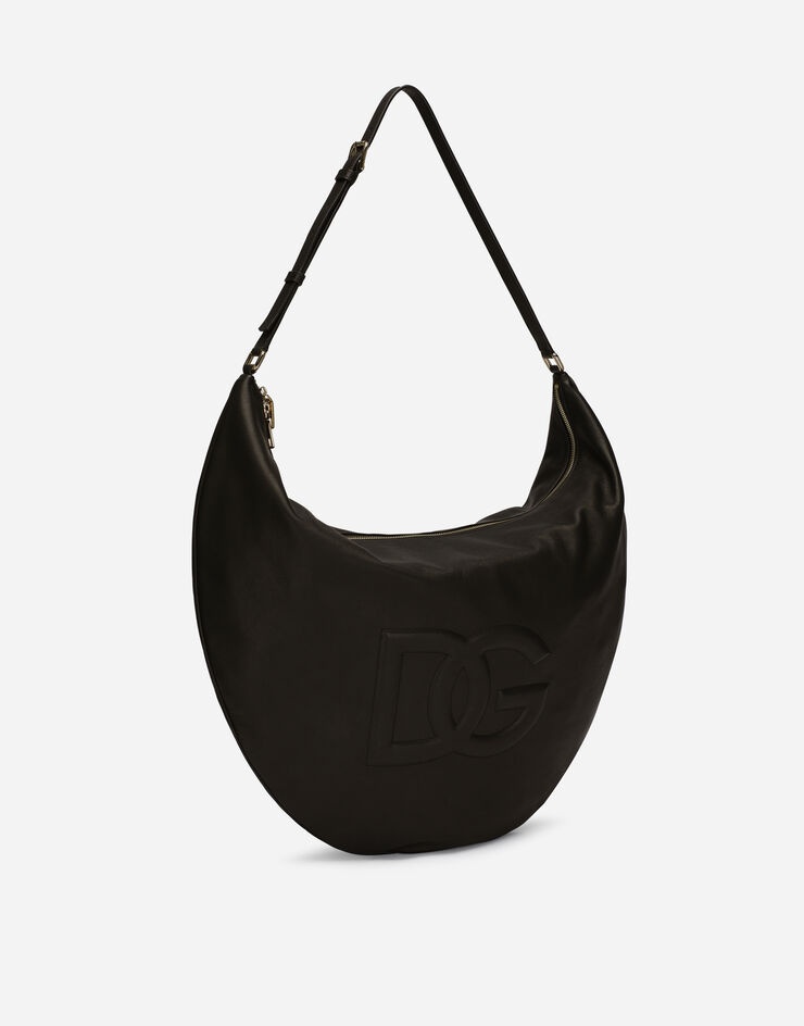 Calfskin half-moon hobo bag - 3