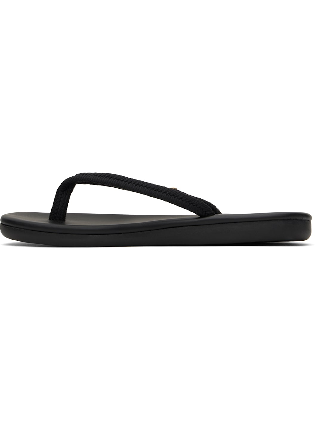 Black Saionara Rope Flip-Flops - 3