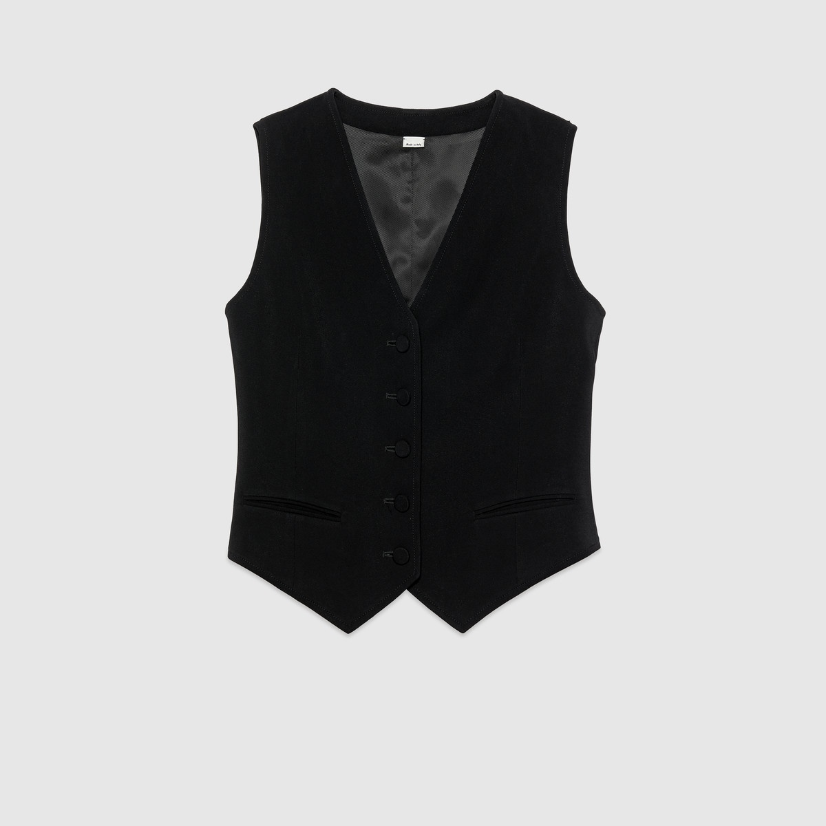 Cady viscose formal vest - 1