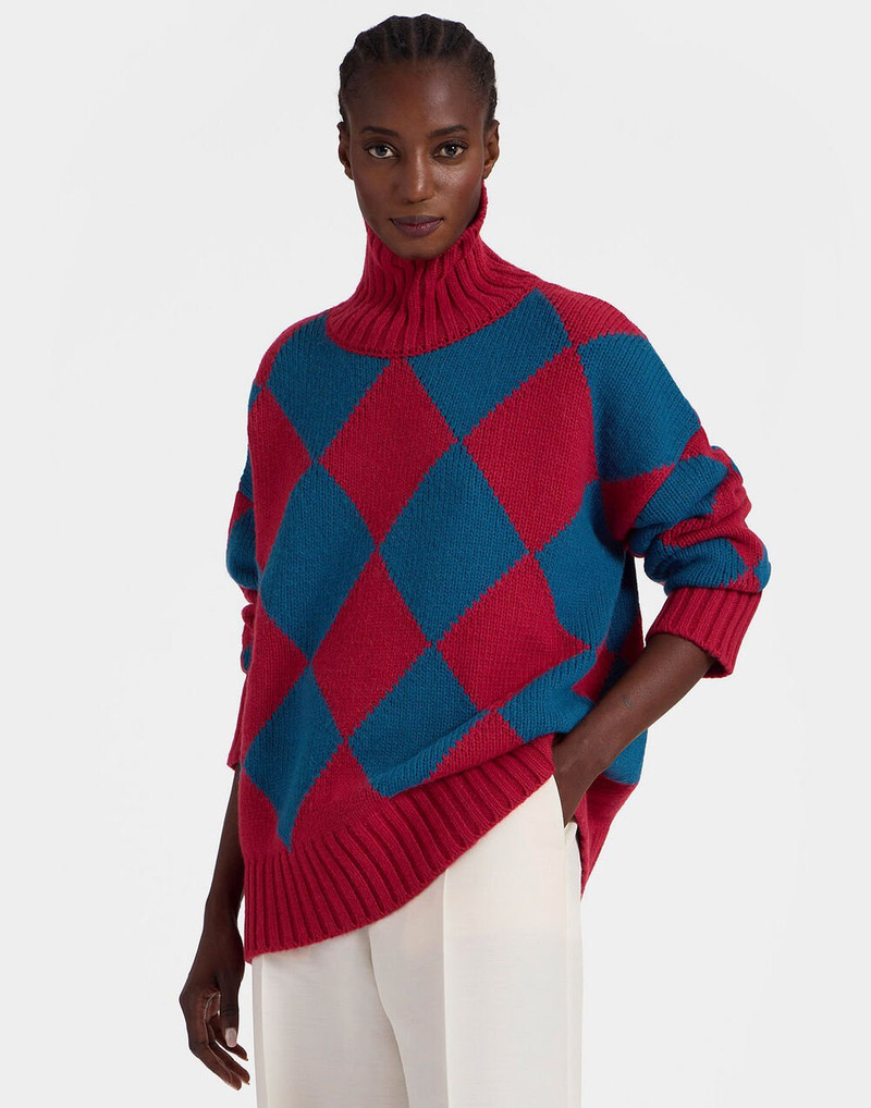 La DoubleJ Argyle Sweater outlook