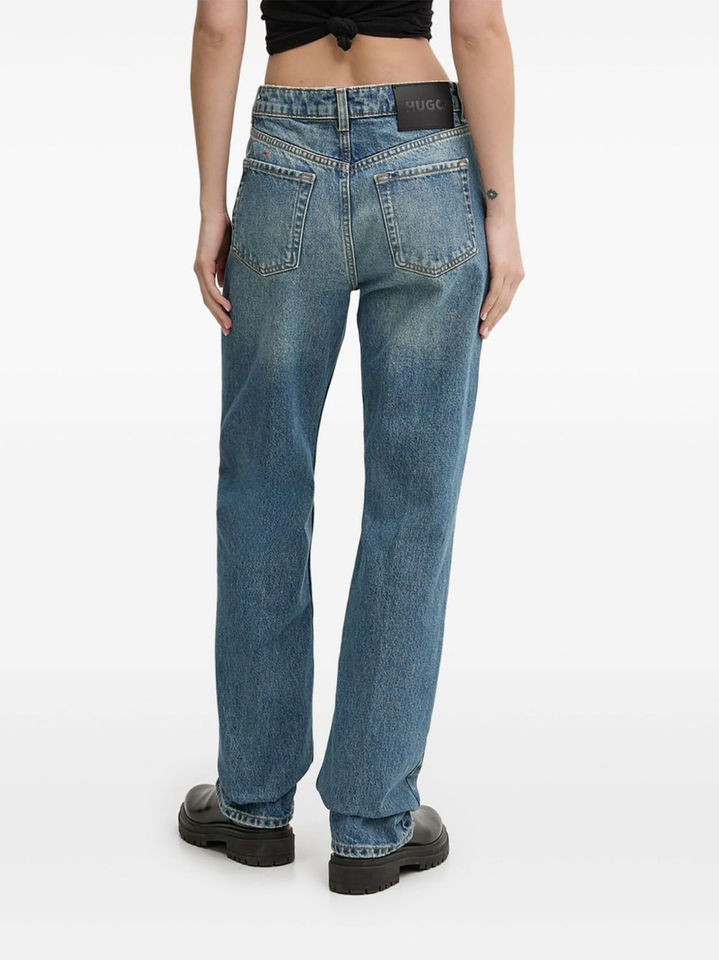 HUGO logo-embossed jeans outlook
