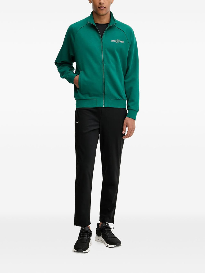 GUESS USA zip-up mock-neck sweater outlook