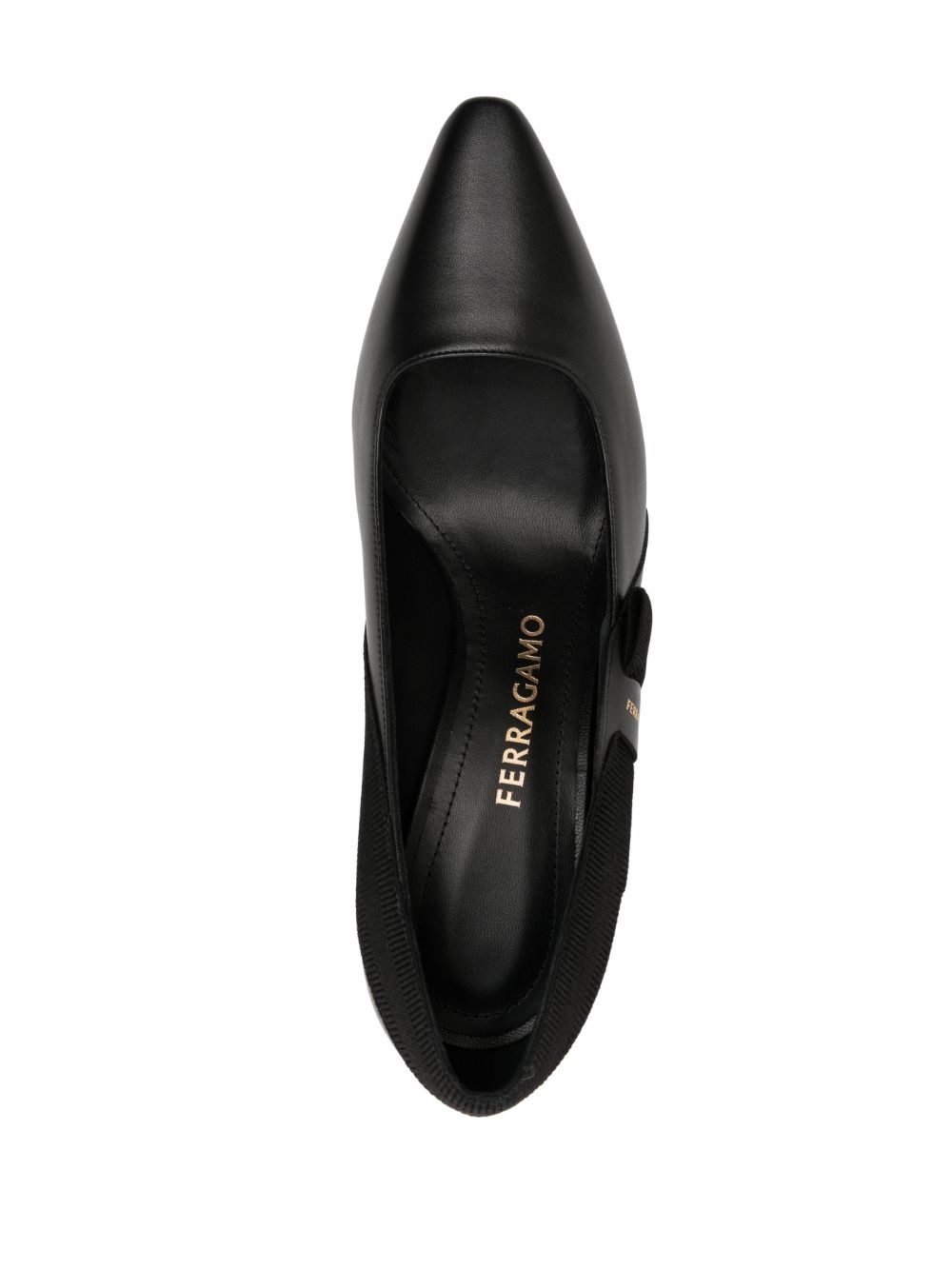 Vissia 70mm leather pumps - 4