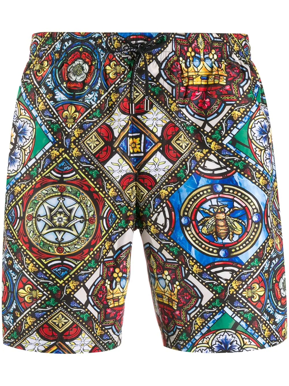 stained glass window swim trunks - 1