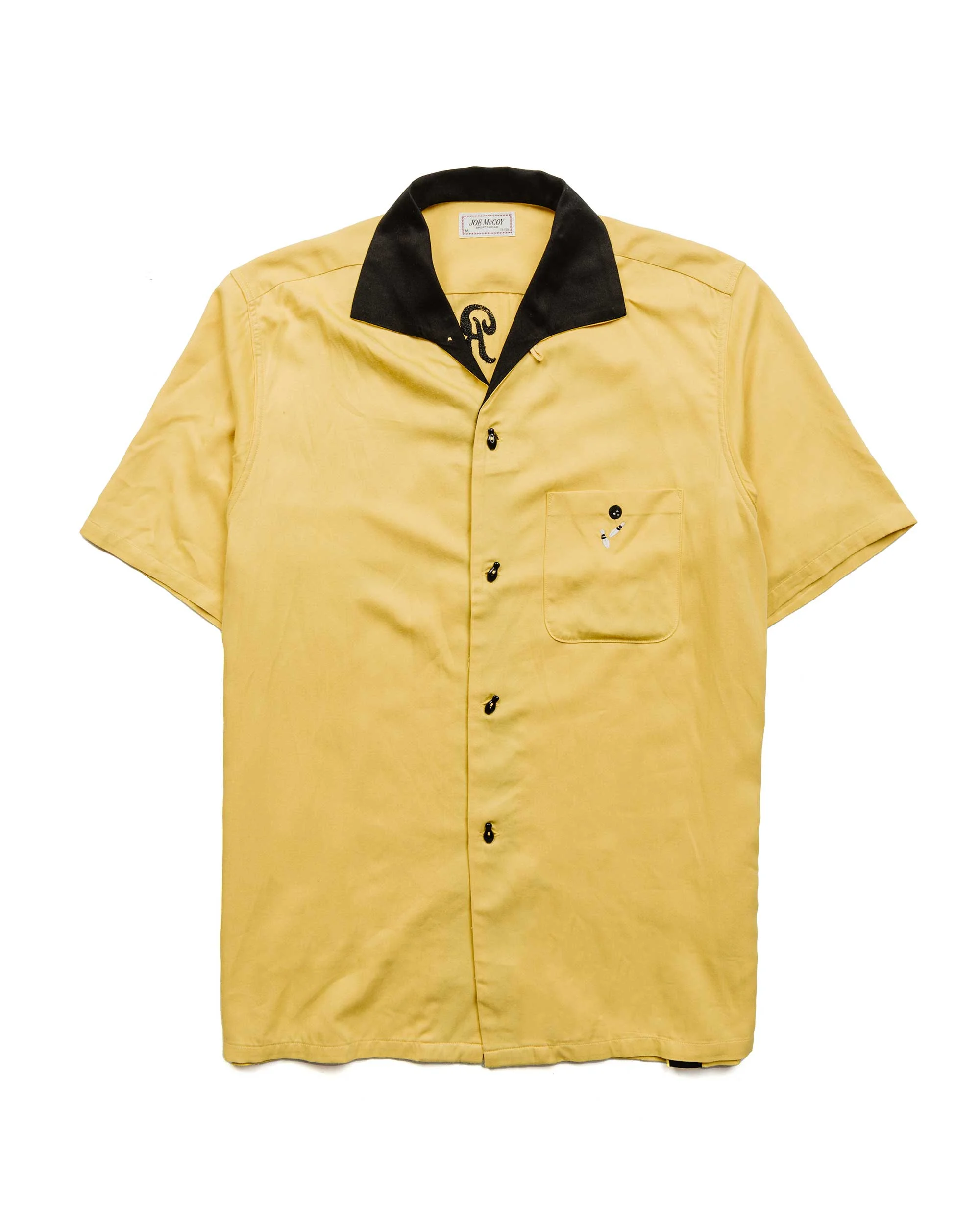MS22002 Rayon Bowling Shirt / Jolly Roger Yellow - 1