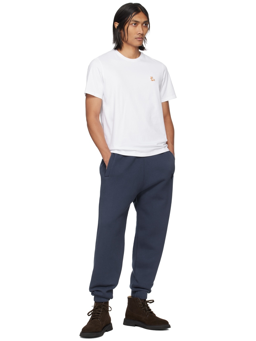 White Chillax Fox T-Shirt - 4