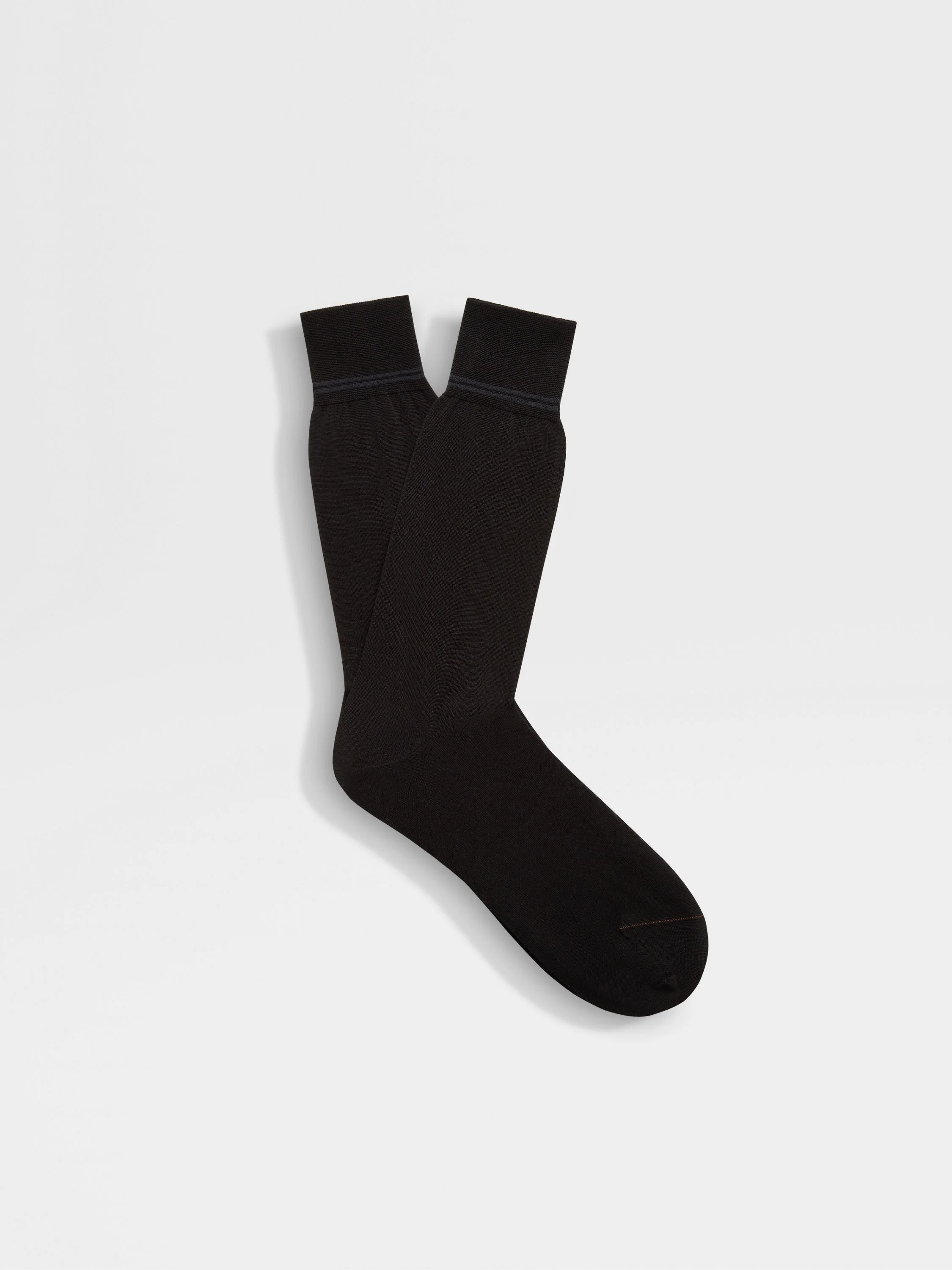 BLACK COTTON SOCKS - 1