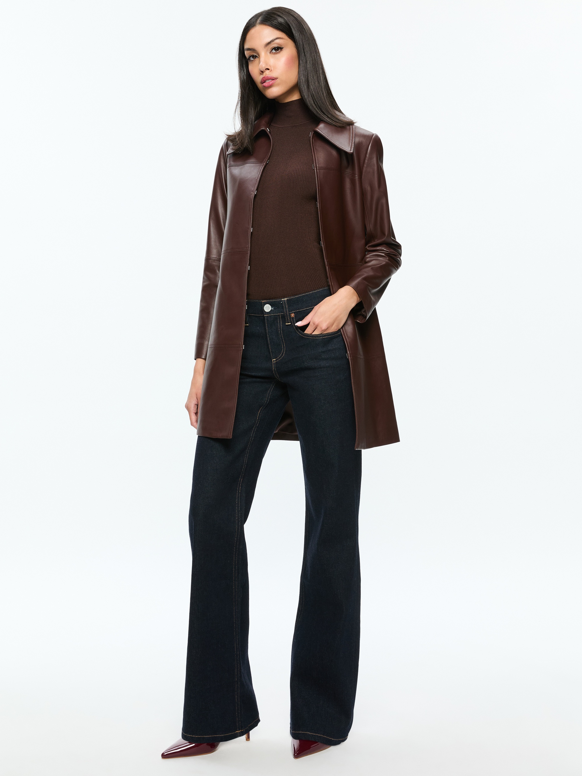 LOGAN LEATHER COAT - 6