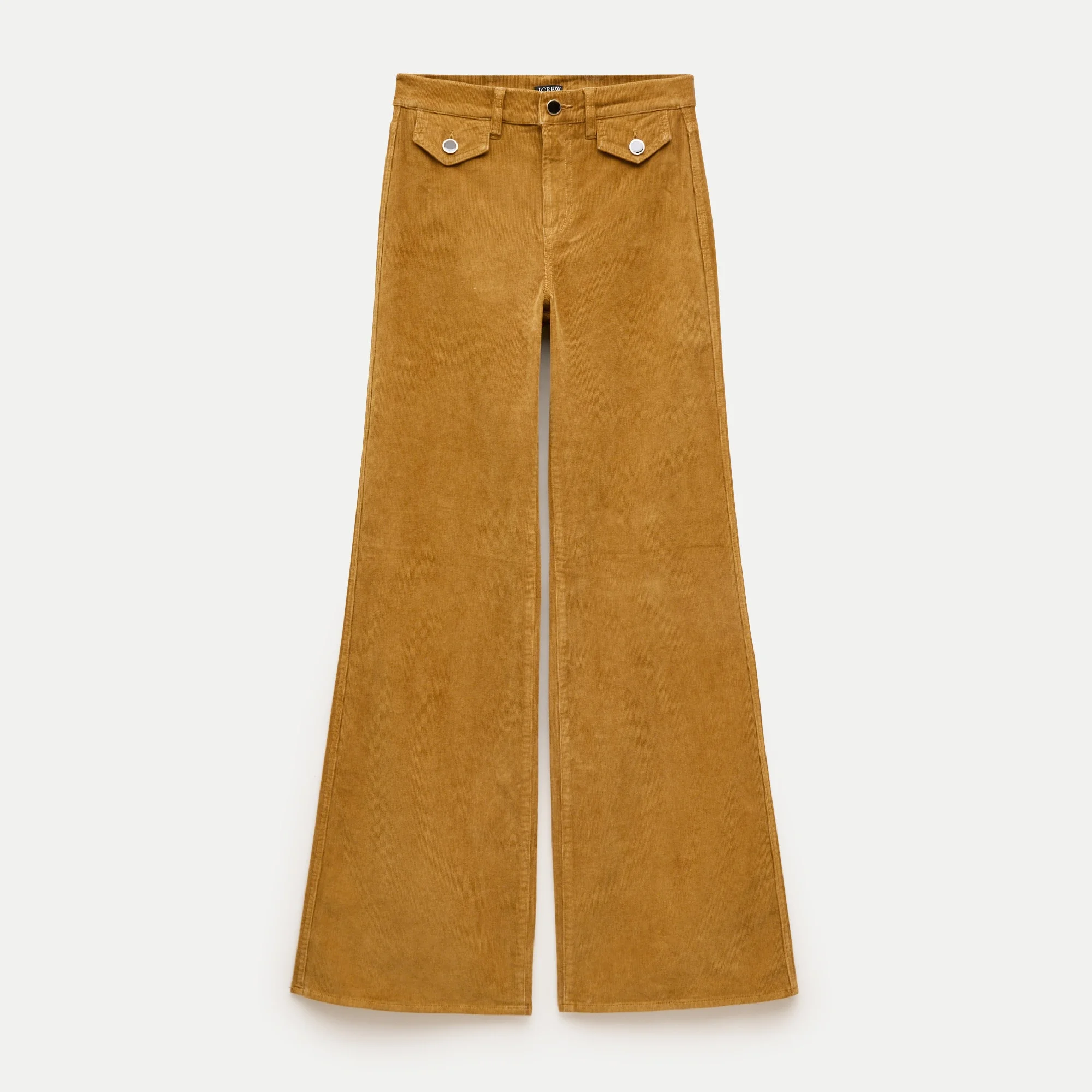 Wide-leg trouser in stretch corduroy - 1