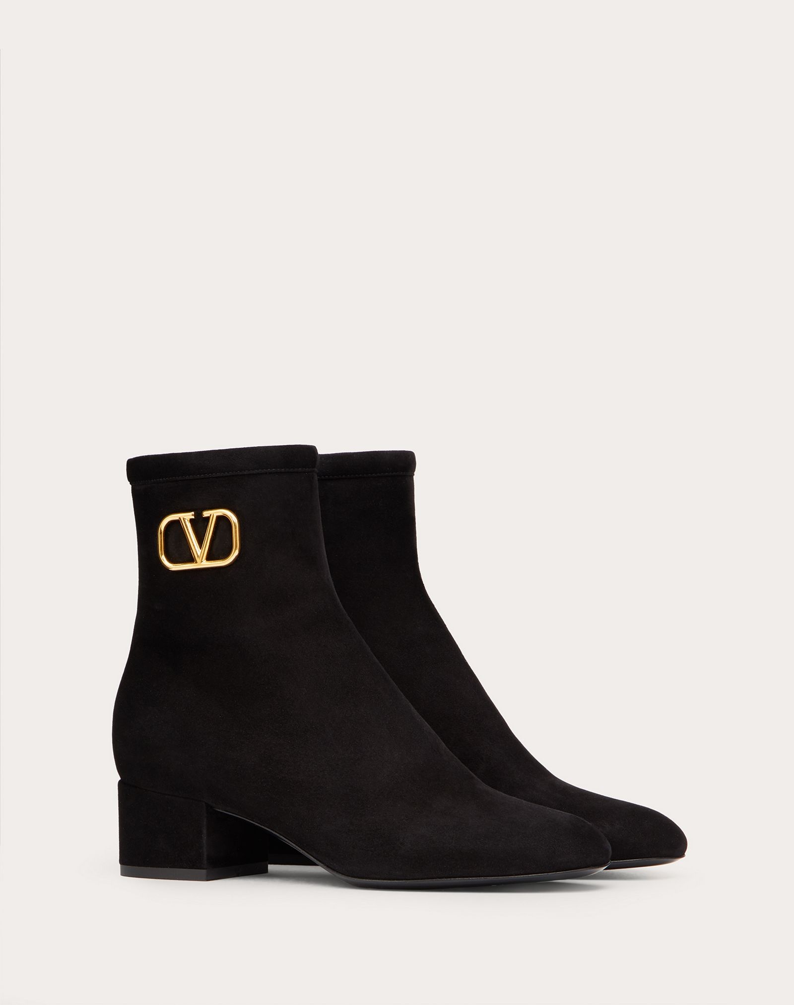 VLogo Signature Suede Ankle Boot 45mm / 1.8 in. - 2