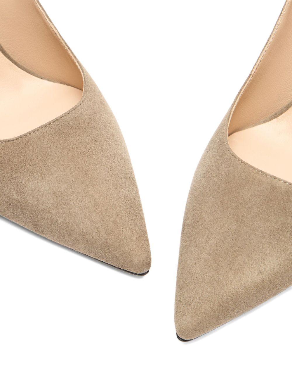 85mm Stuart Power suede pointed-toe pumps - 4