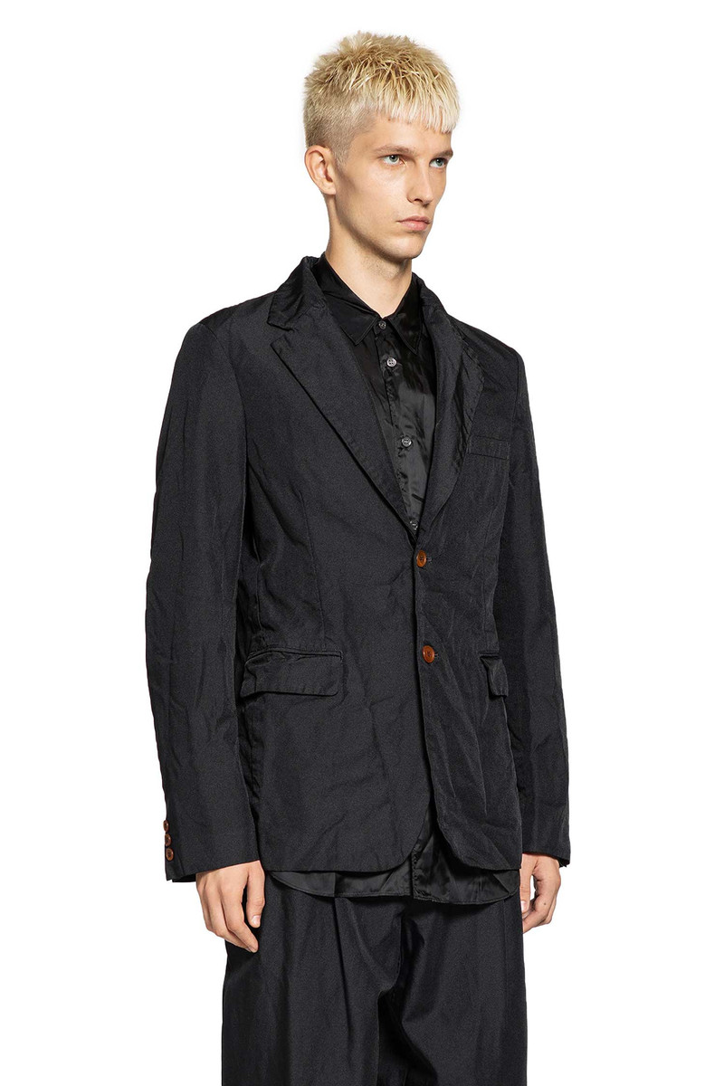Comme des Garçons Homme Plus Crinkled Nylon Blazer outlook