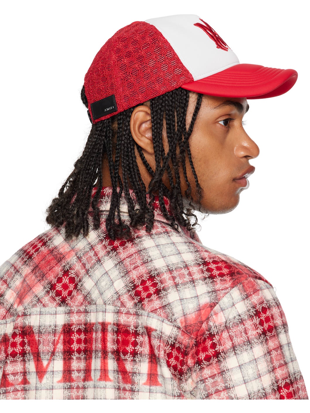 Red MA Two Tone Trucker Cap - 3