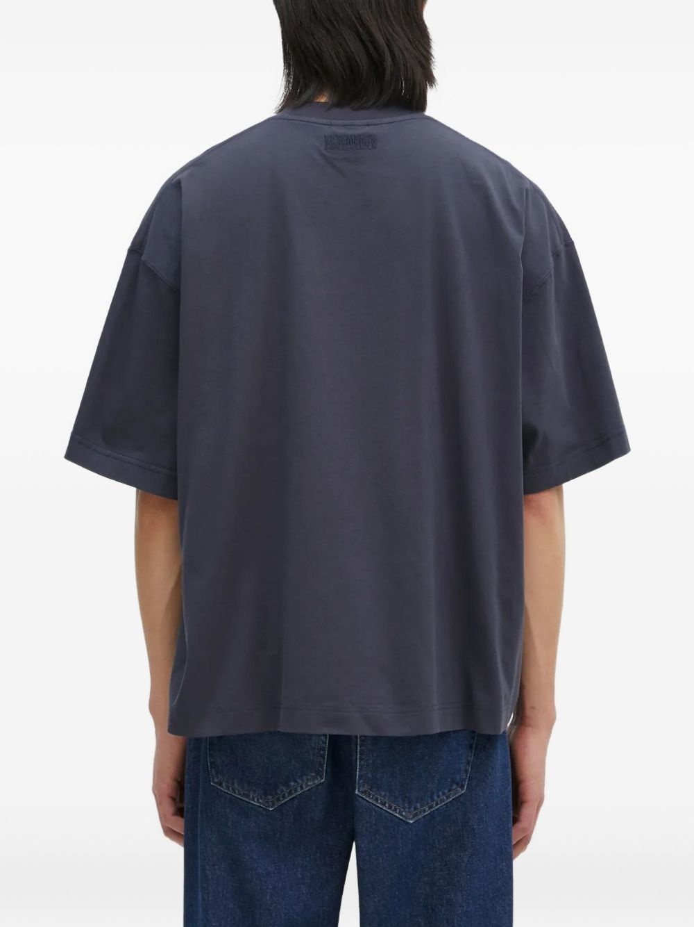 logo-embroidered T-shirt - 4