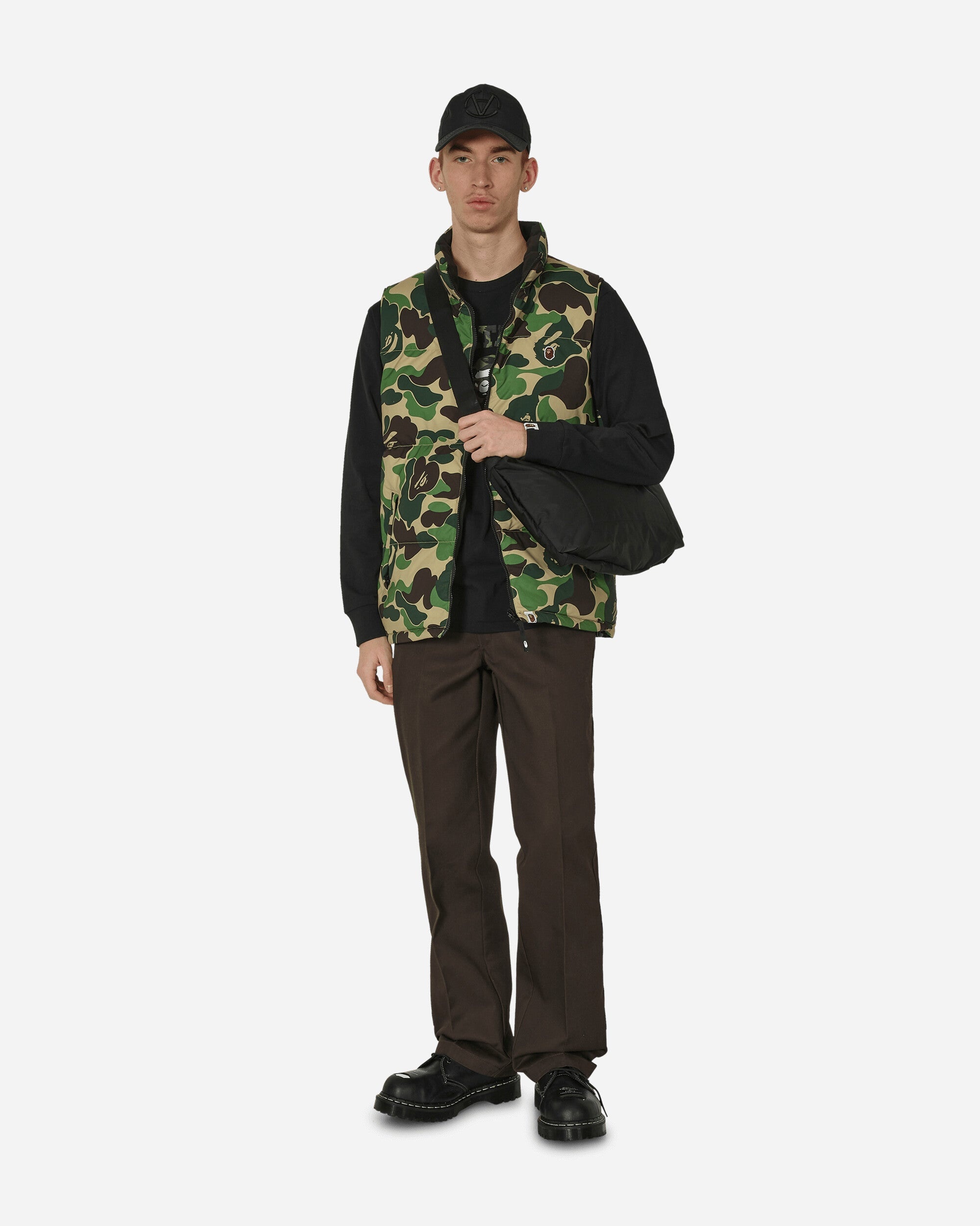 ジャケット・アウター Bape ABC CAMO REVERSIBLE DOWN VEST A BATHING APE® Green ABC Camo Reversible Down Vest | REVERSIBLE