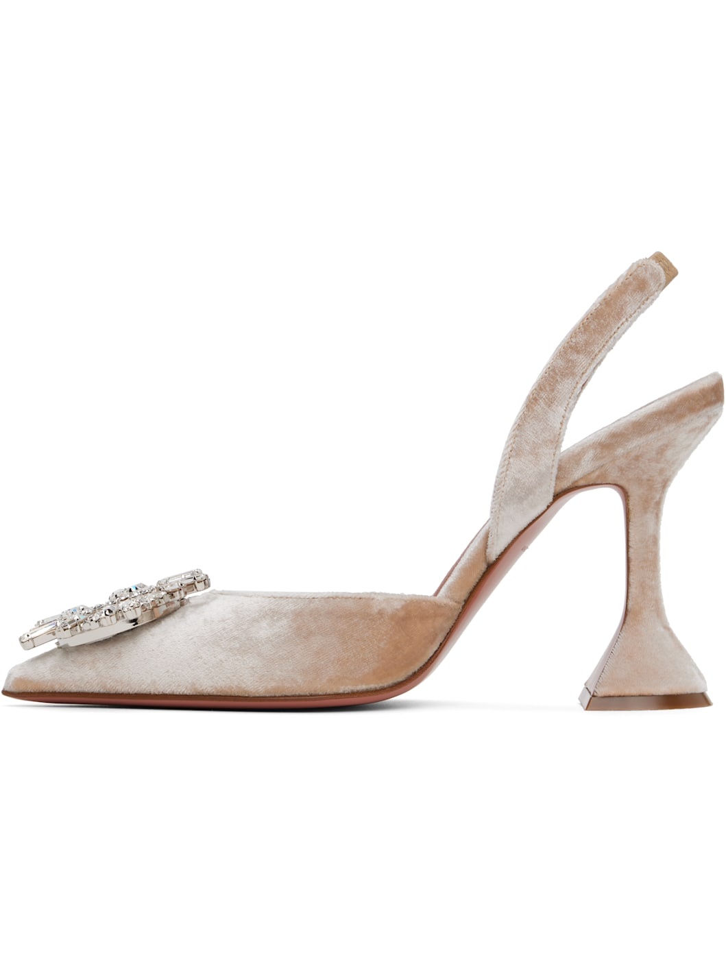 Beige Begum Sling Heels - 3