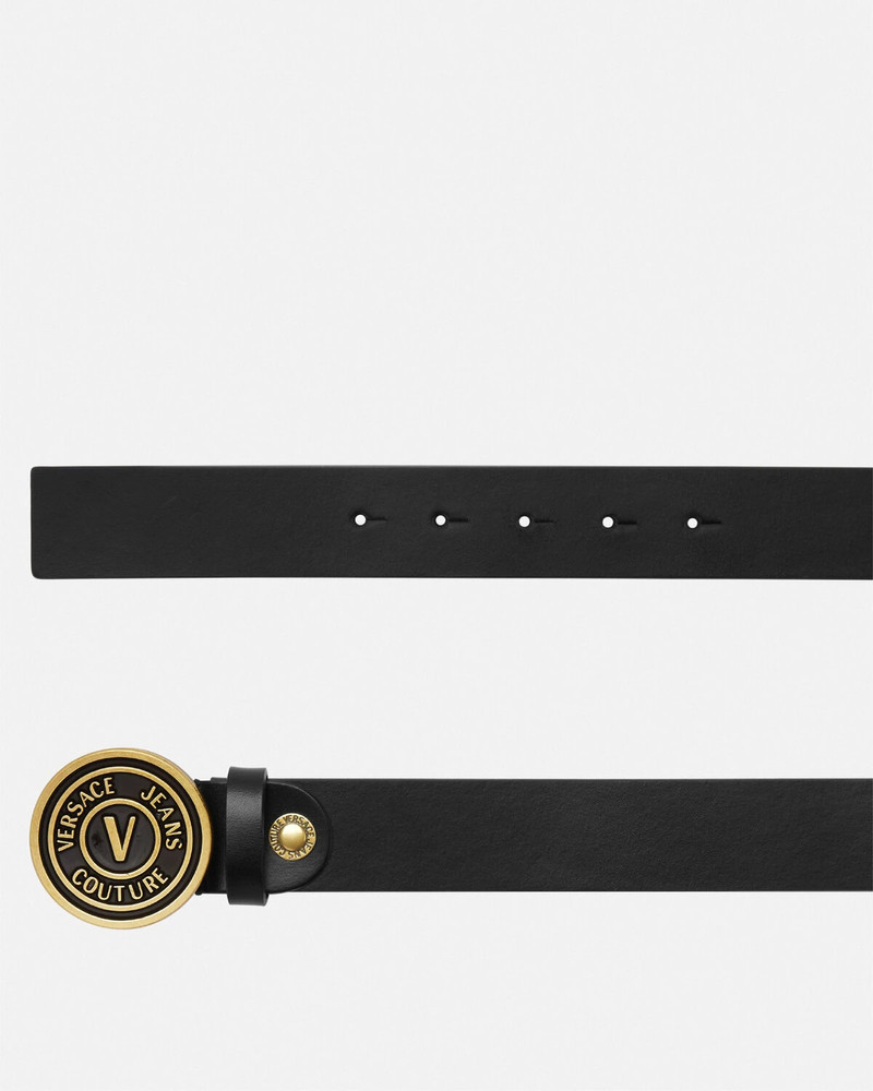 VERSACE JEANS COUTURE V-Emblem Round Belt outlook