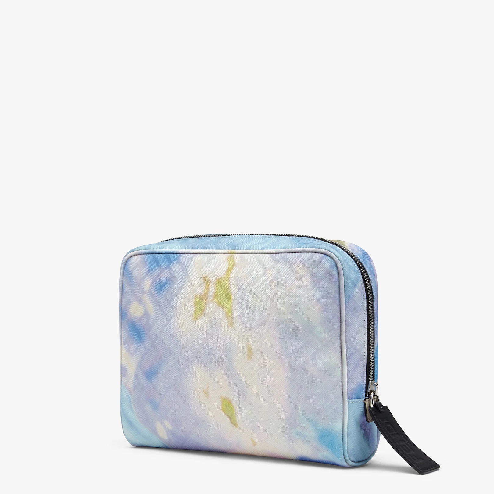 Light blue fabric toiletry bag 2