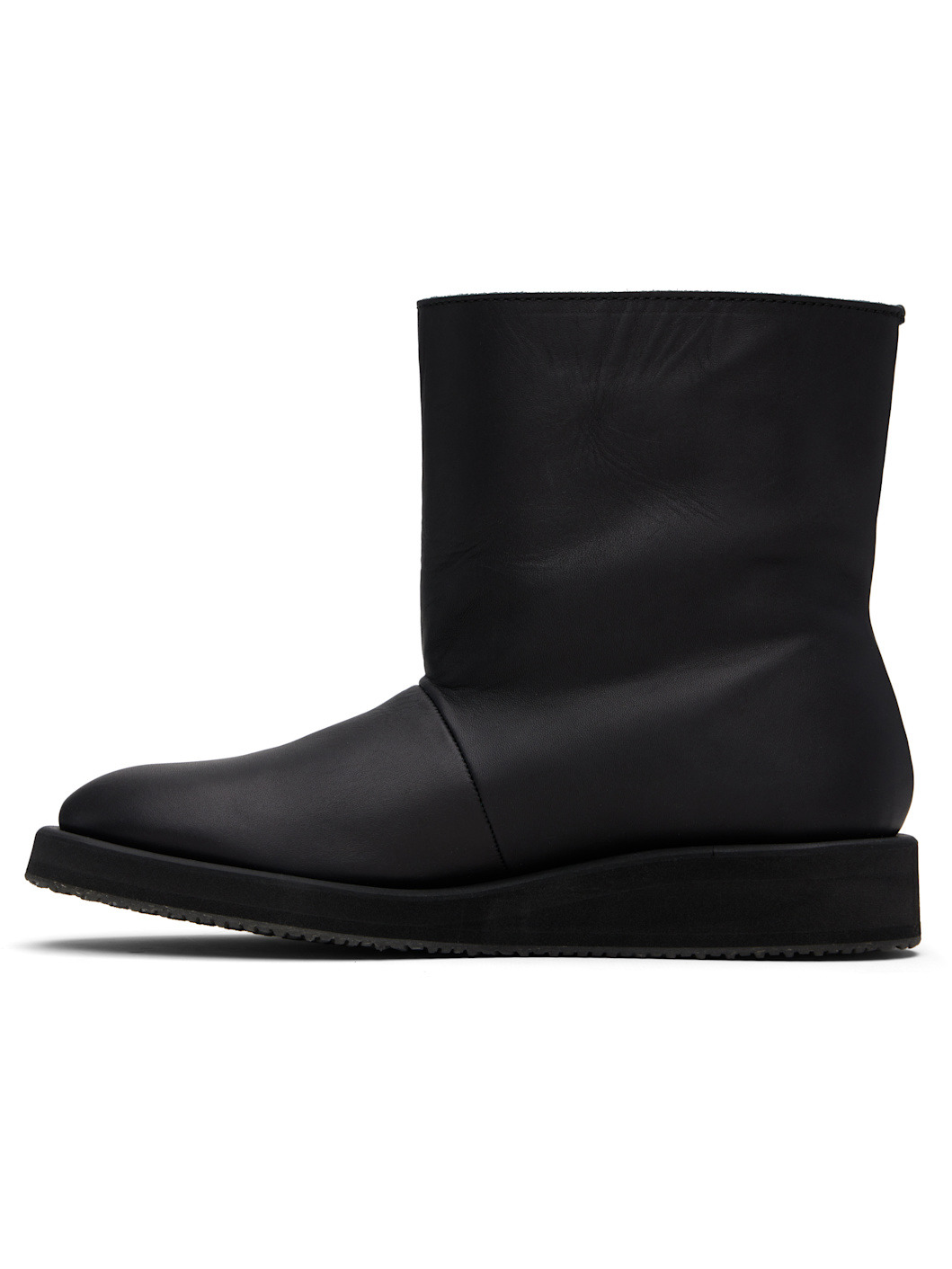 Black Soft Matt BK High-Top Boots - 3