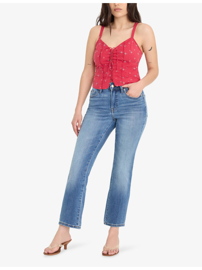 GOOD AMERICAN Dolly’s Joleans Straight-Leg Petite Denim Jeans outlook