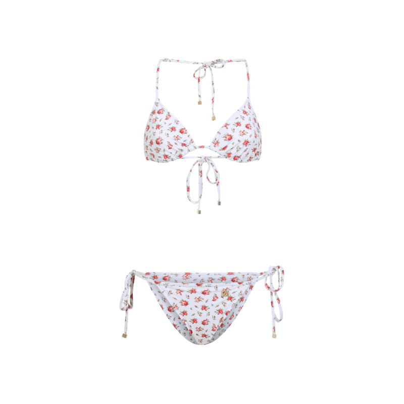 Dolce & Gabbana DOLCE & GABBANA Triangle Bikini with DG Logo Print outlook