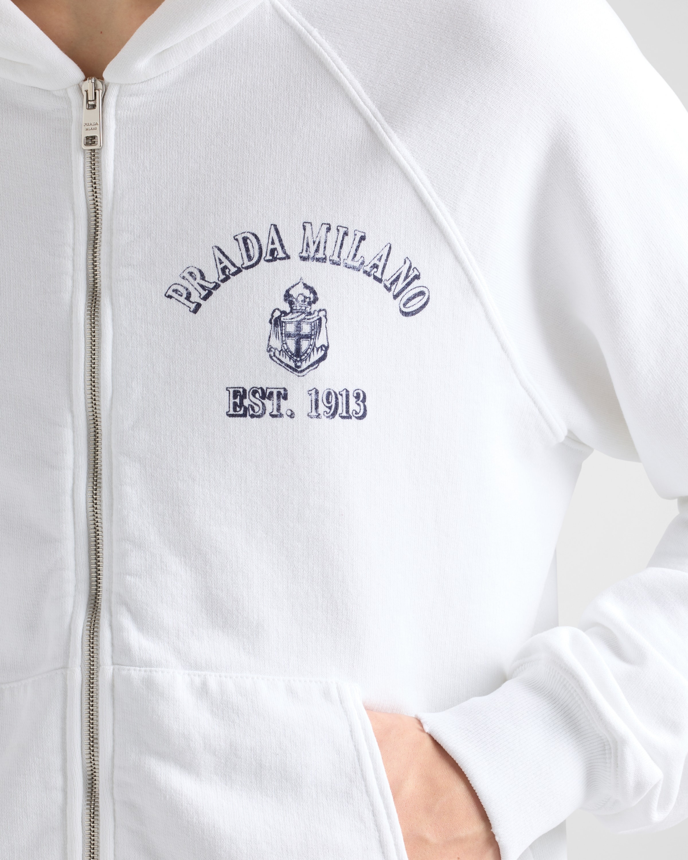 Cotton fleece hoodie - 4