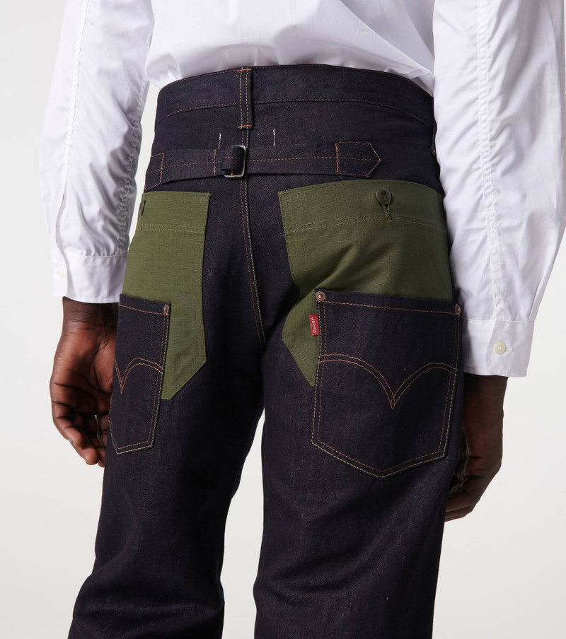 x Levi's® cotton and linen straight jeans 6