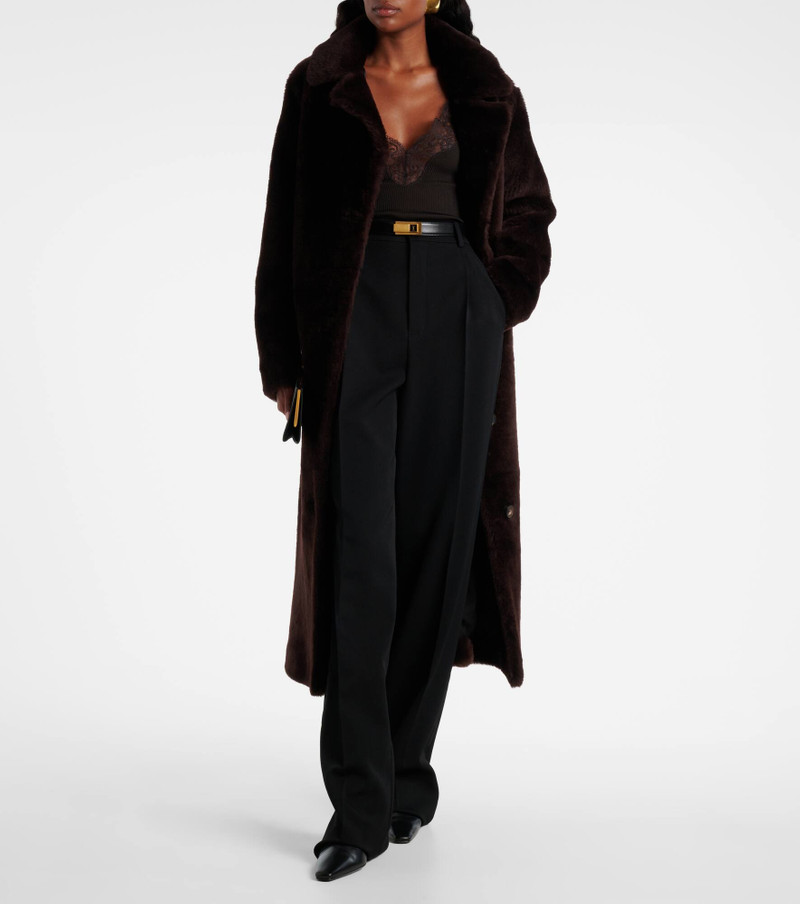 Yves Salomon Shearling coat outlook