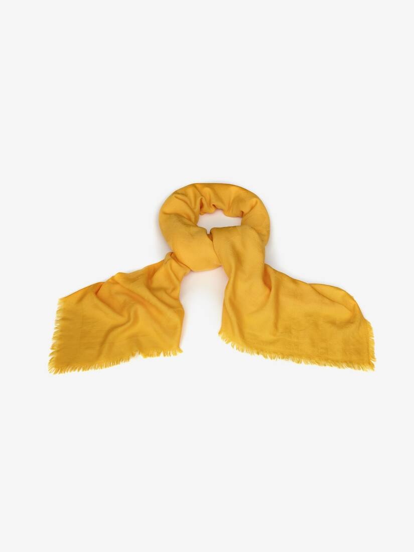 Mcqueen Graffiti Shawl in Sun - 2