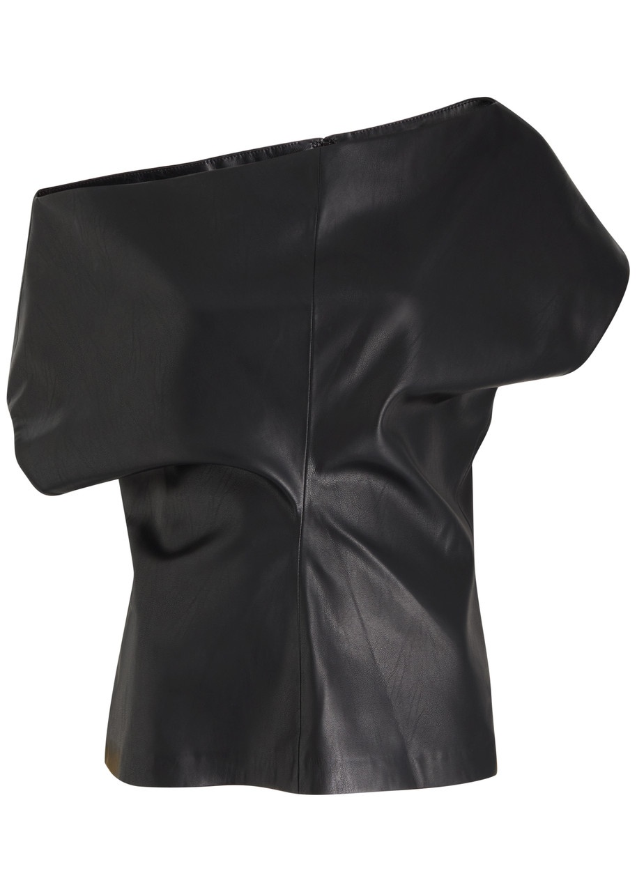 Rag & Bone Eleanor Faux Leather top - 1