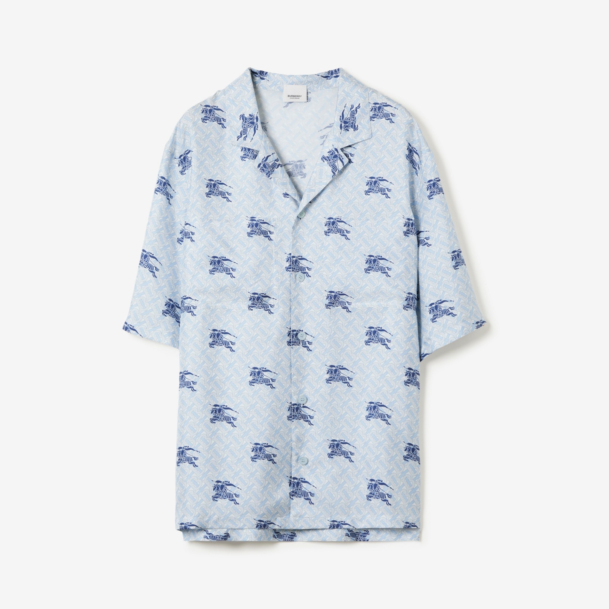 EKD Monogram Silk Pyjama Shirt - 1