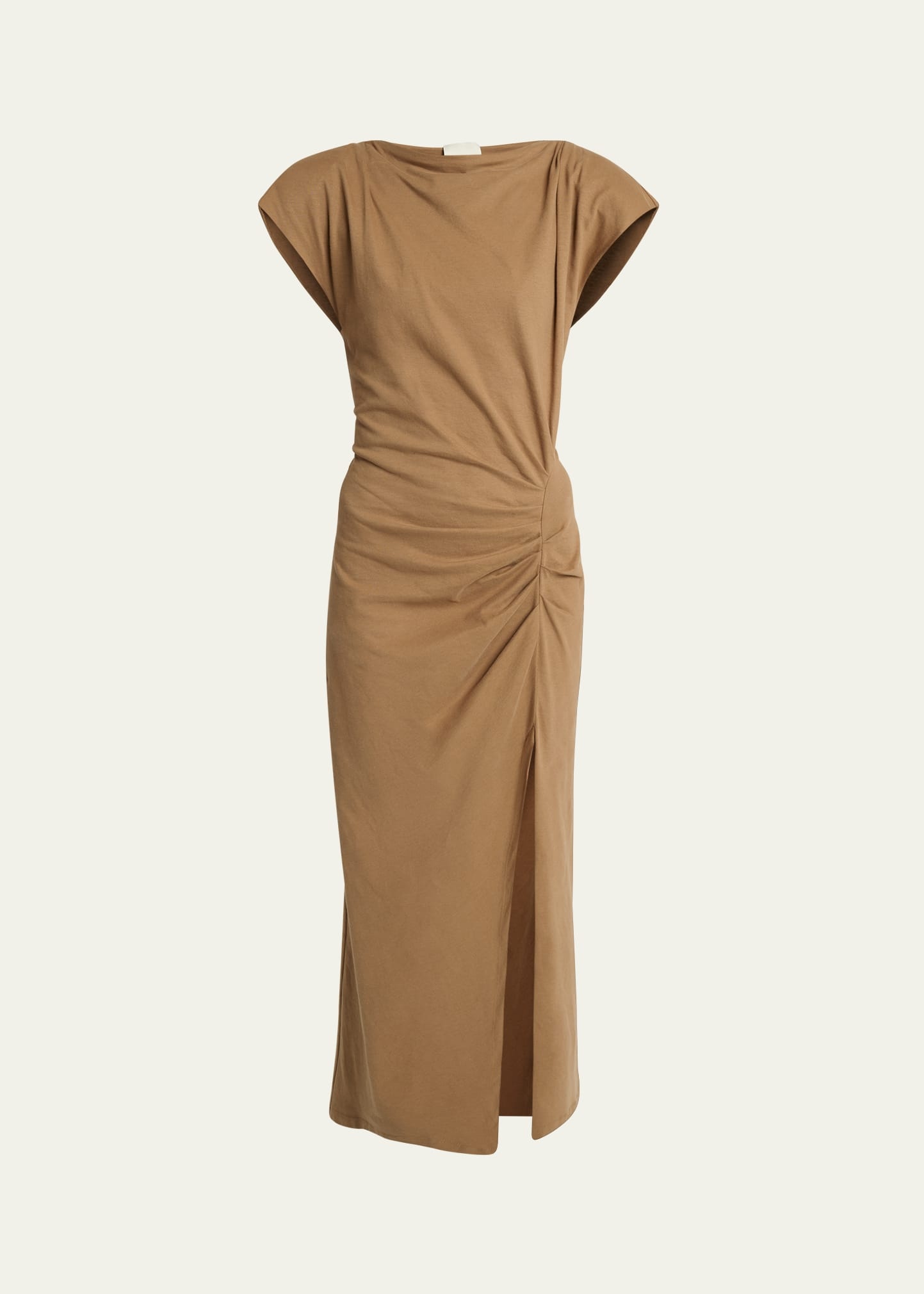 Nadela Ruched Cotton Jersey Dress - 1