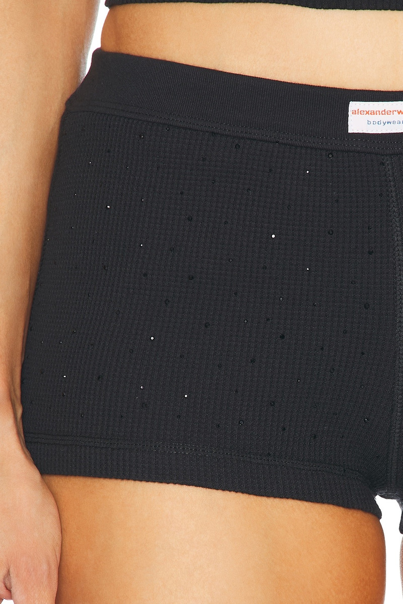 Alexander Wang Crystal Hotfix Waffle Short outlook