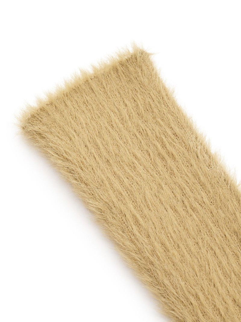 MM6 Maison Margiela thumb-slot ribbed ginerless gloves outlook