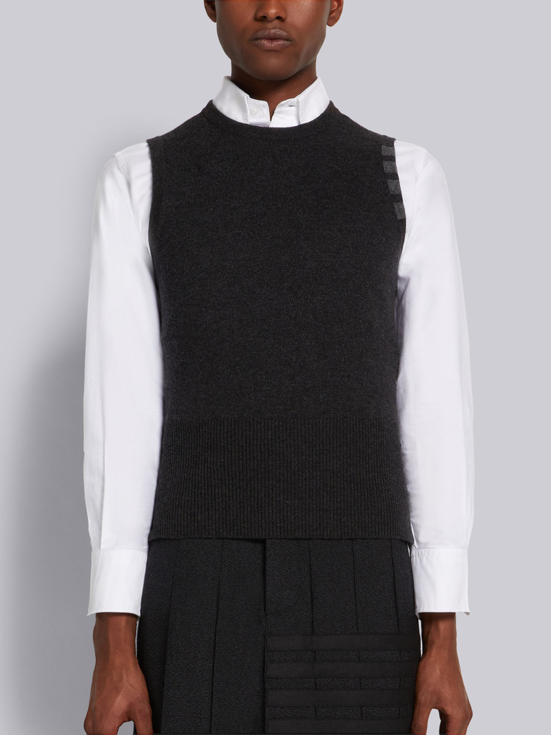 Dark Grey Cashmere 4-Bar Shell Top 1