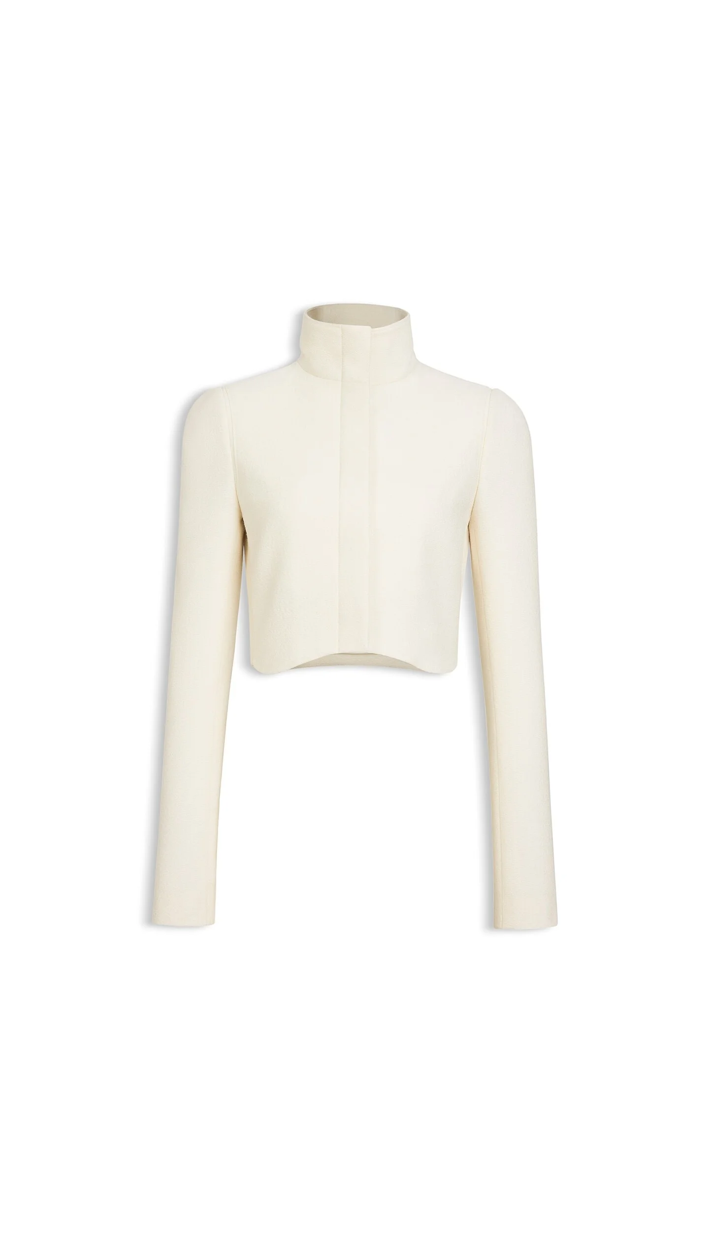 WOOL CREPE TAILORED JACKET - 1
