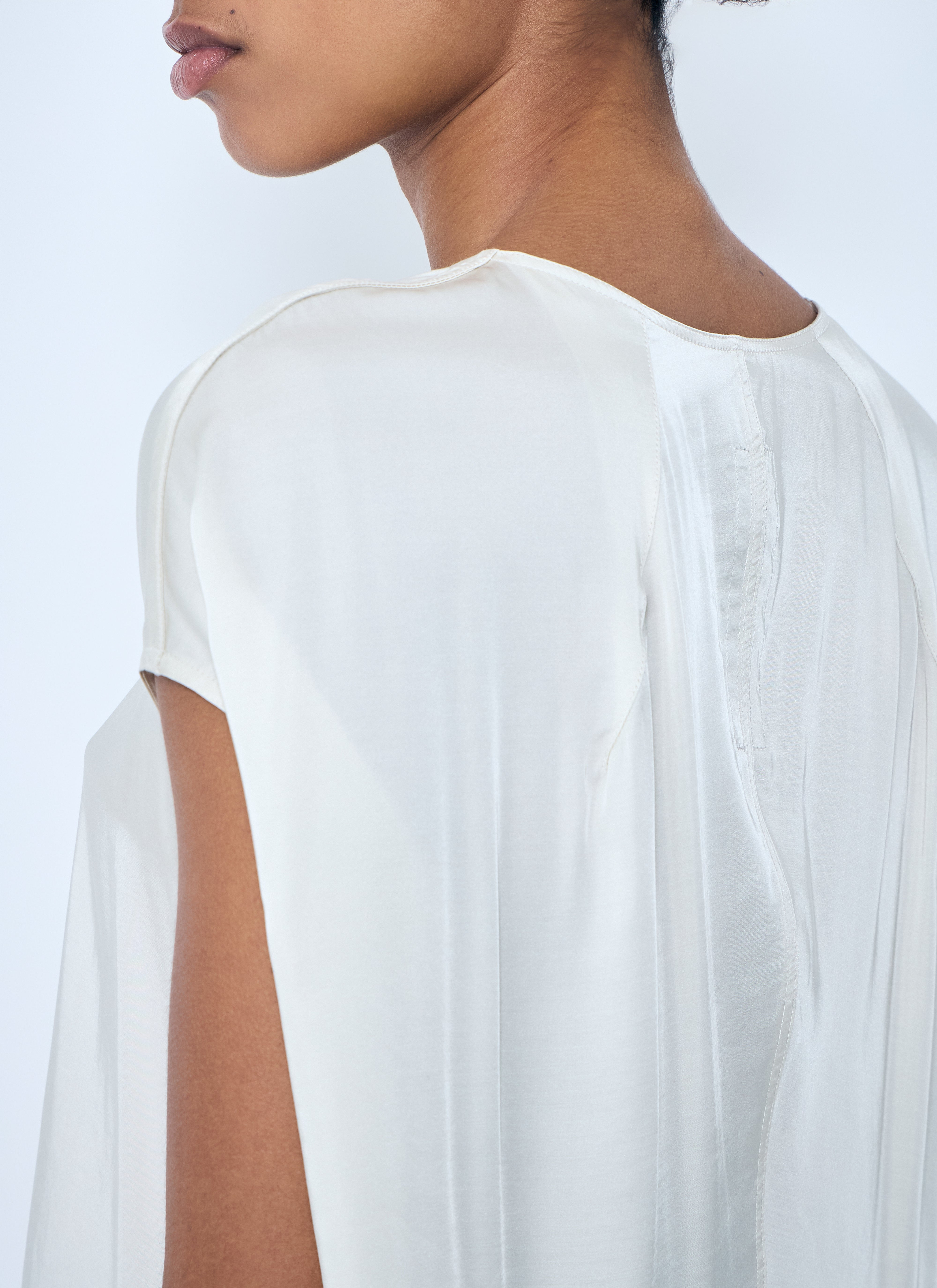 Rick Owens Women Dinge Satin Top - 6