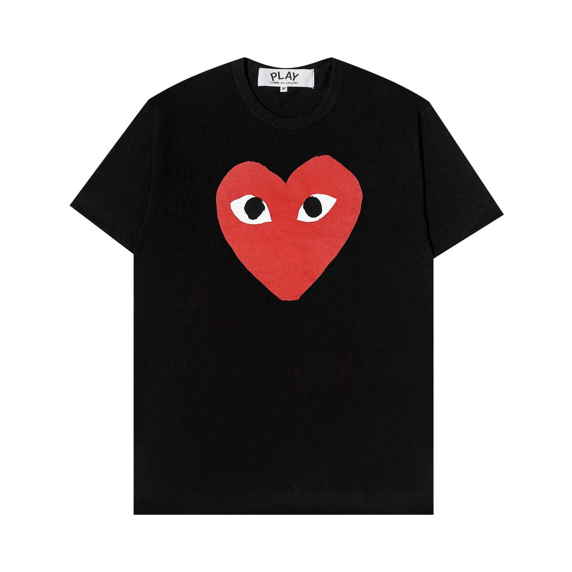 Comme des Garçons PLAY Heart Logo Tee 'Black' - 1