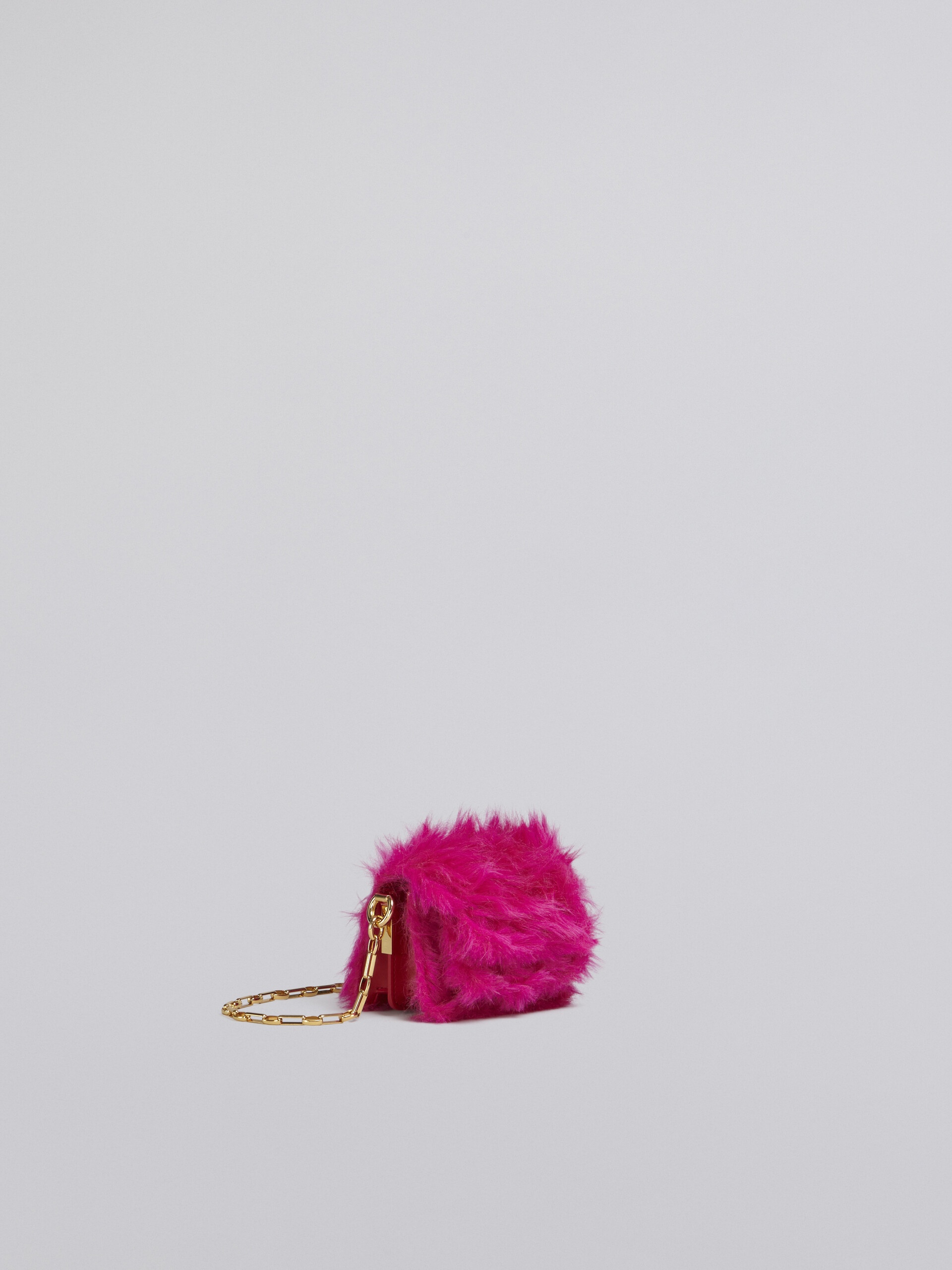 TRUNK BAG IN TEDDY AND CALF LEATHER - 6