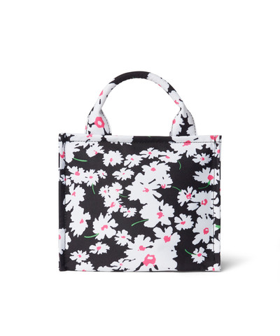 MSGM Small canvas tote bag with daisy print outlook