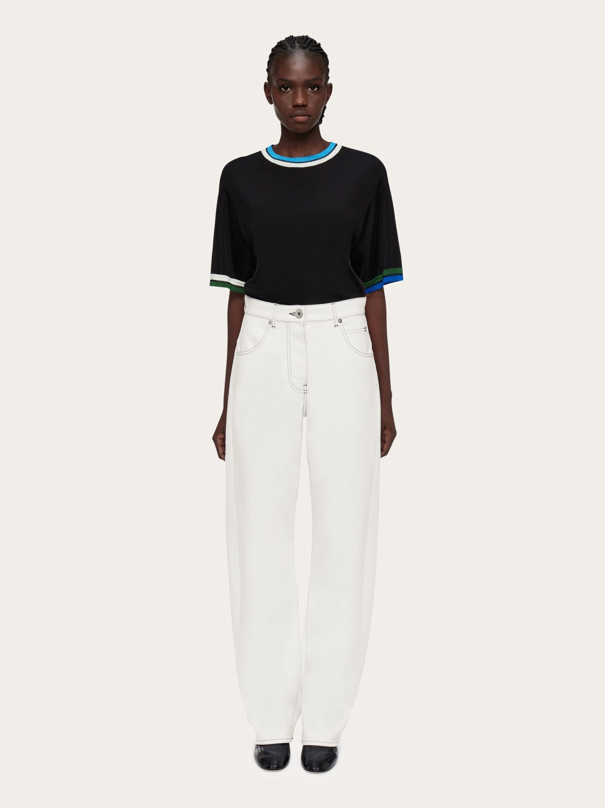 Top with contrasting trim - 5