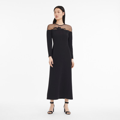 Longchamp Dress Black - Crepe outlook