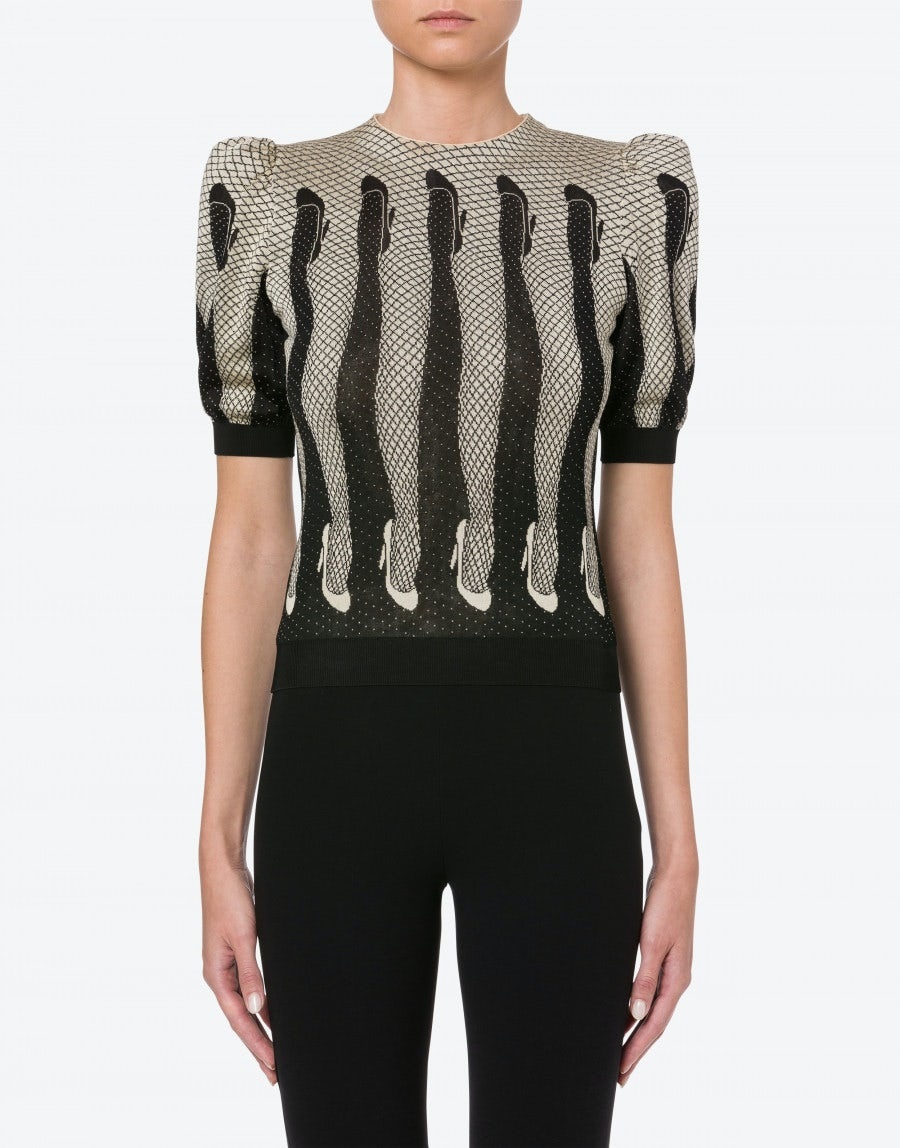 DANCER'S LEG KNIT TOP - 2