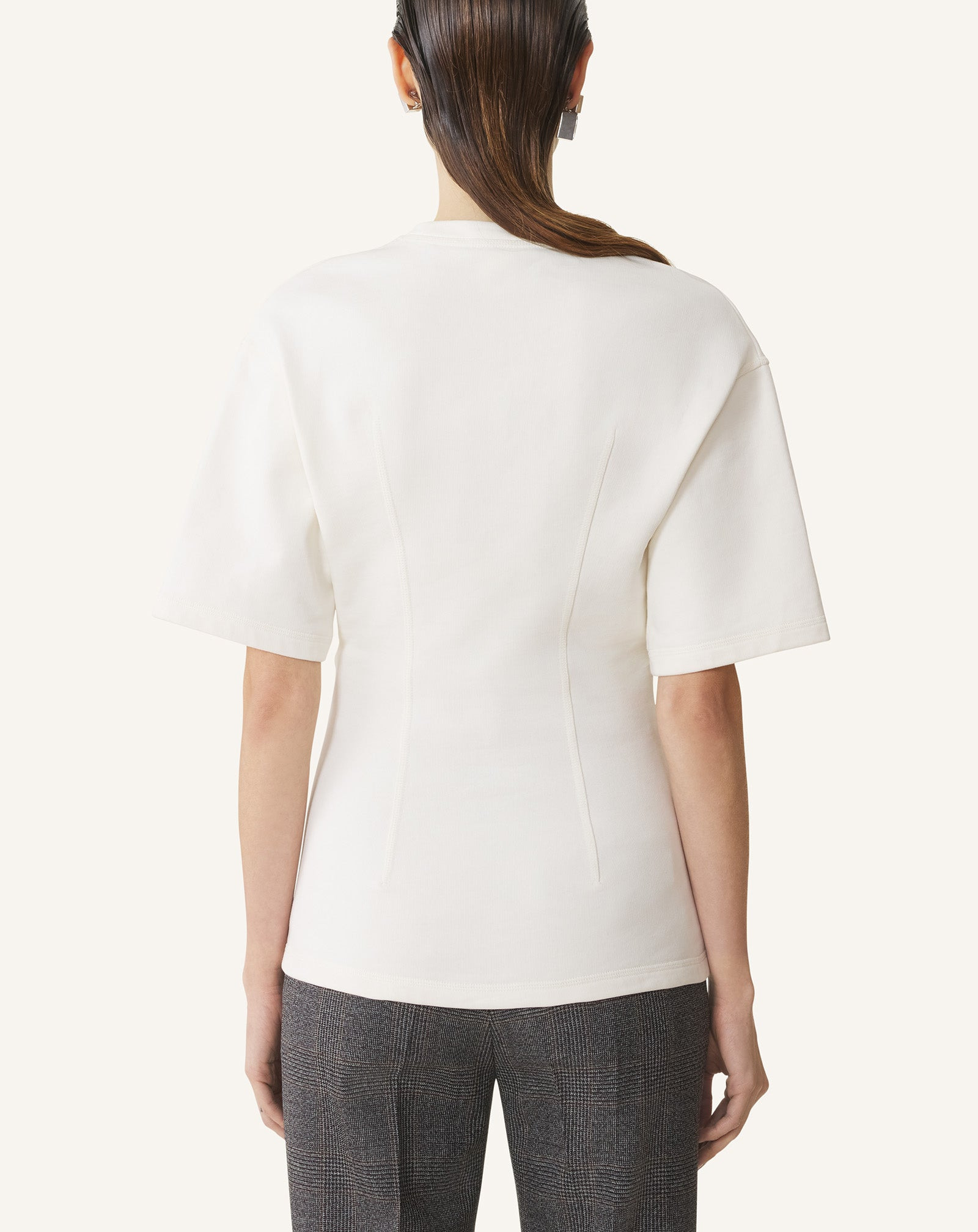 COTTON FLEECE T-SHIRT - 4