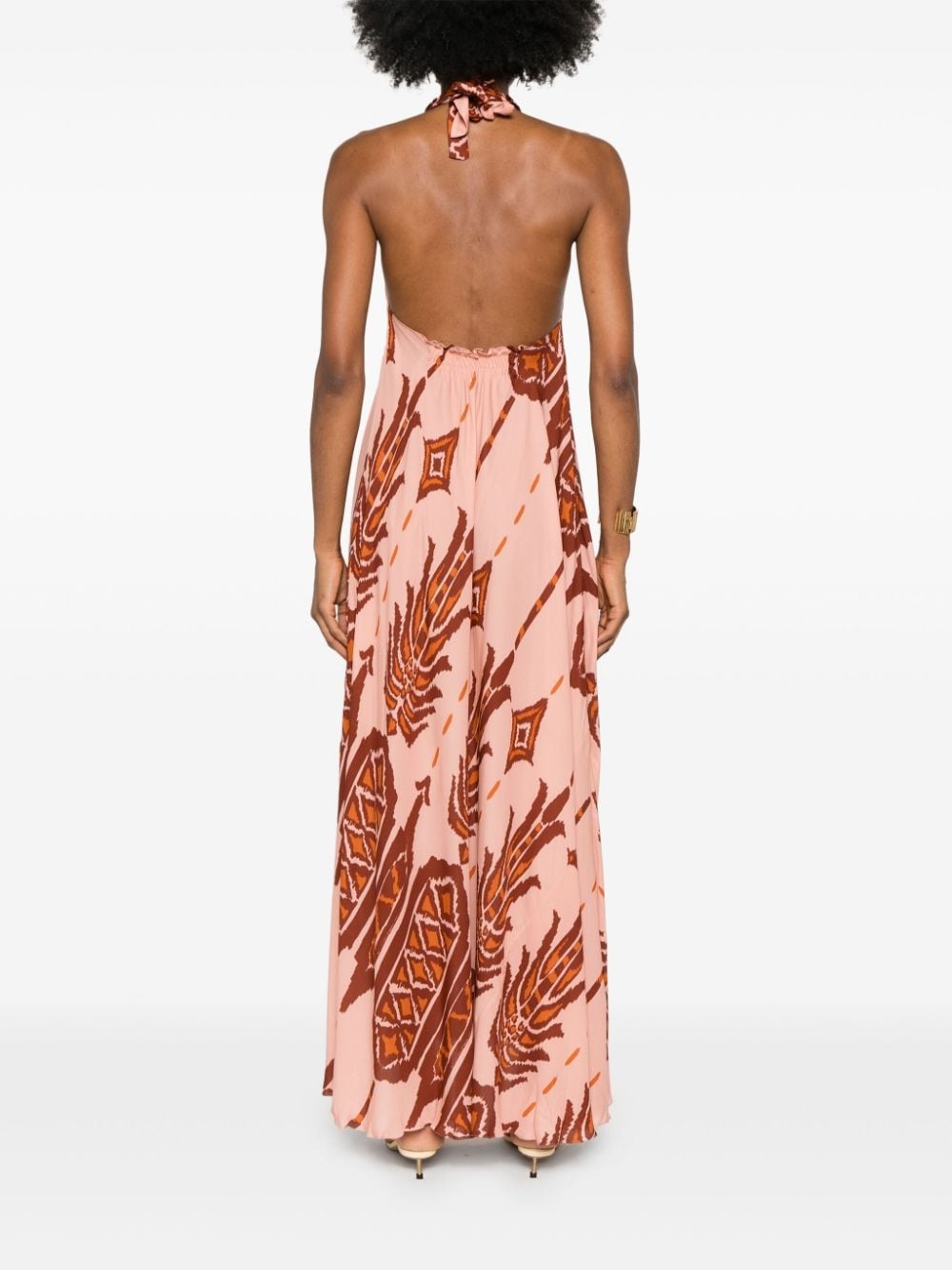 Mohican Song silk maxi dress - 4