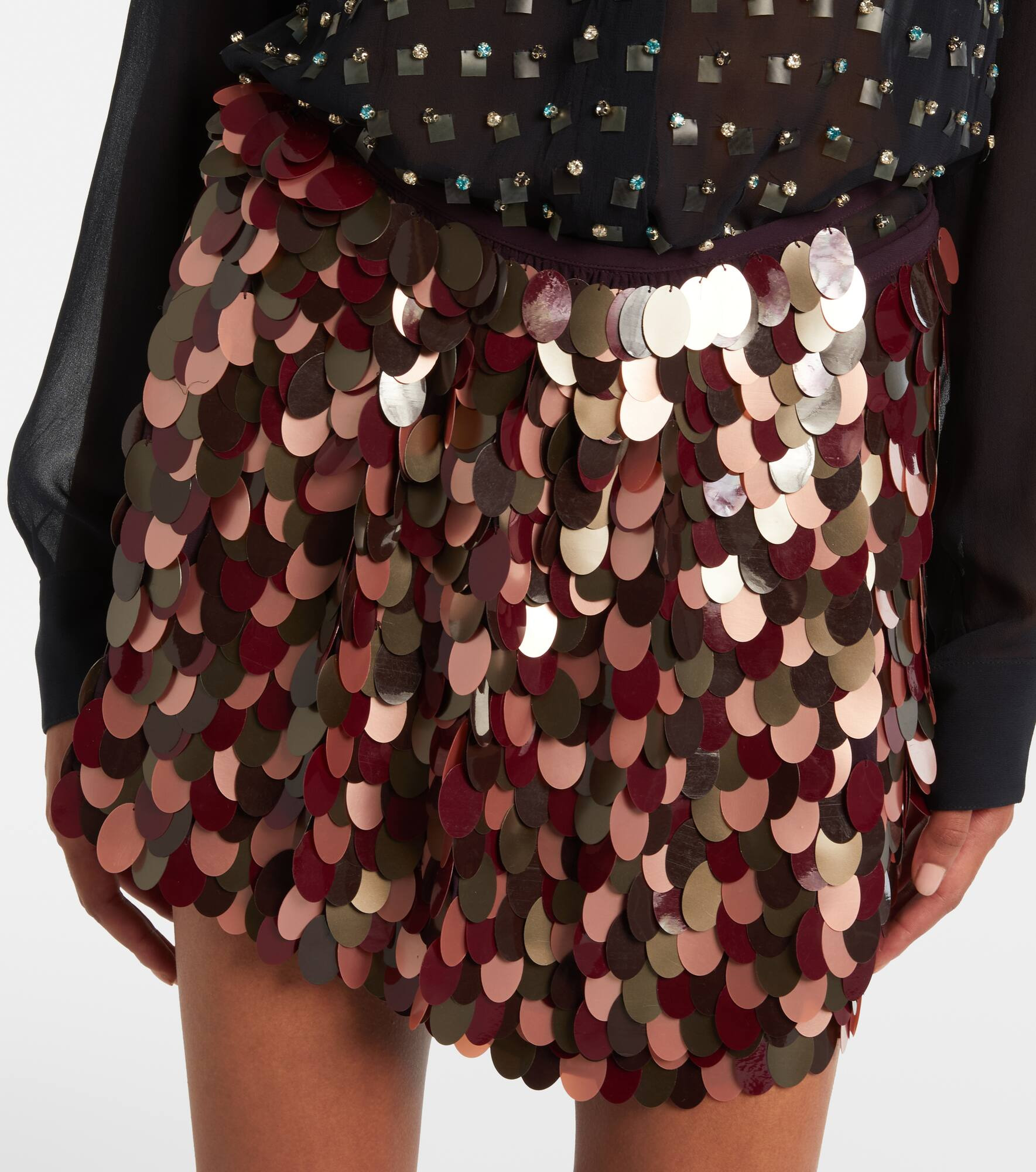 Sequined miniskirt - 4