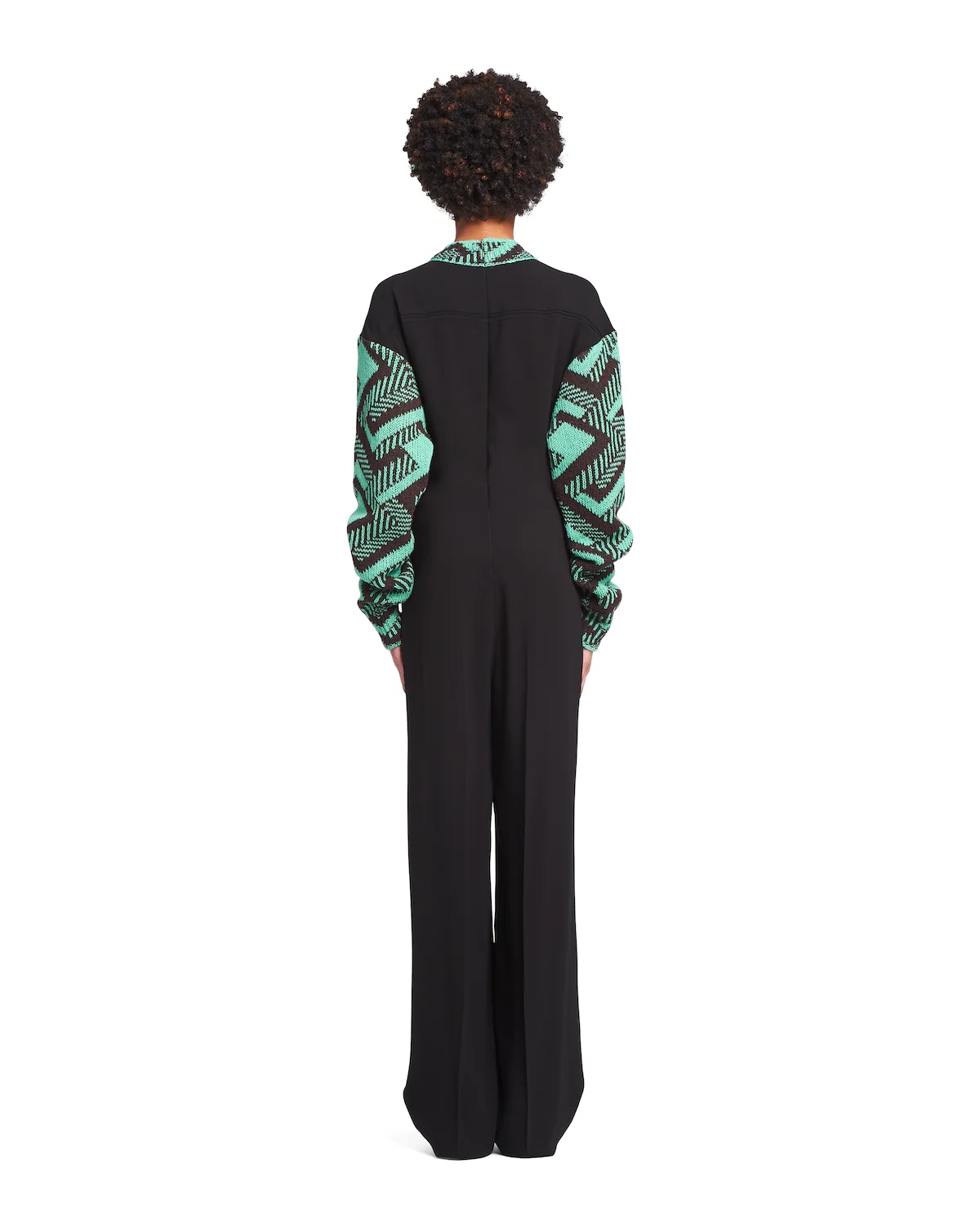 Sablé jumpsuit with jacquard details - 4