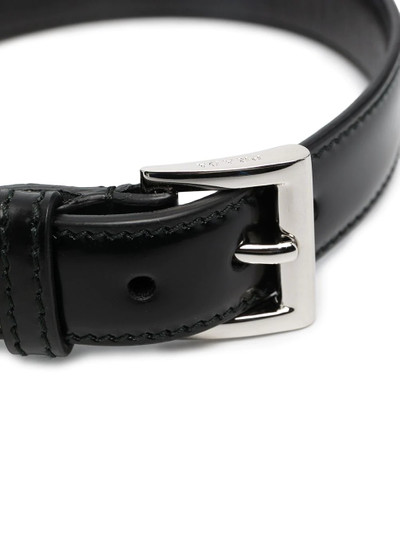 Prada brushed leather pet collar outlook