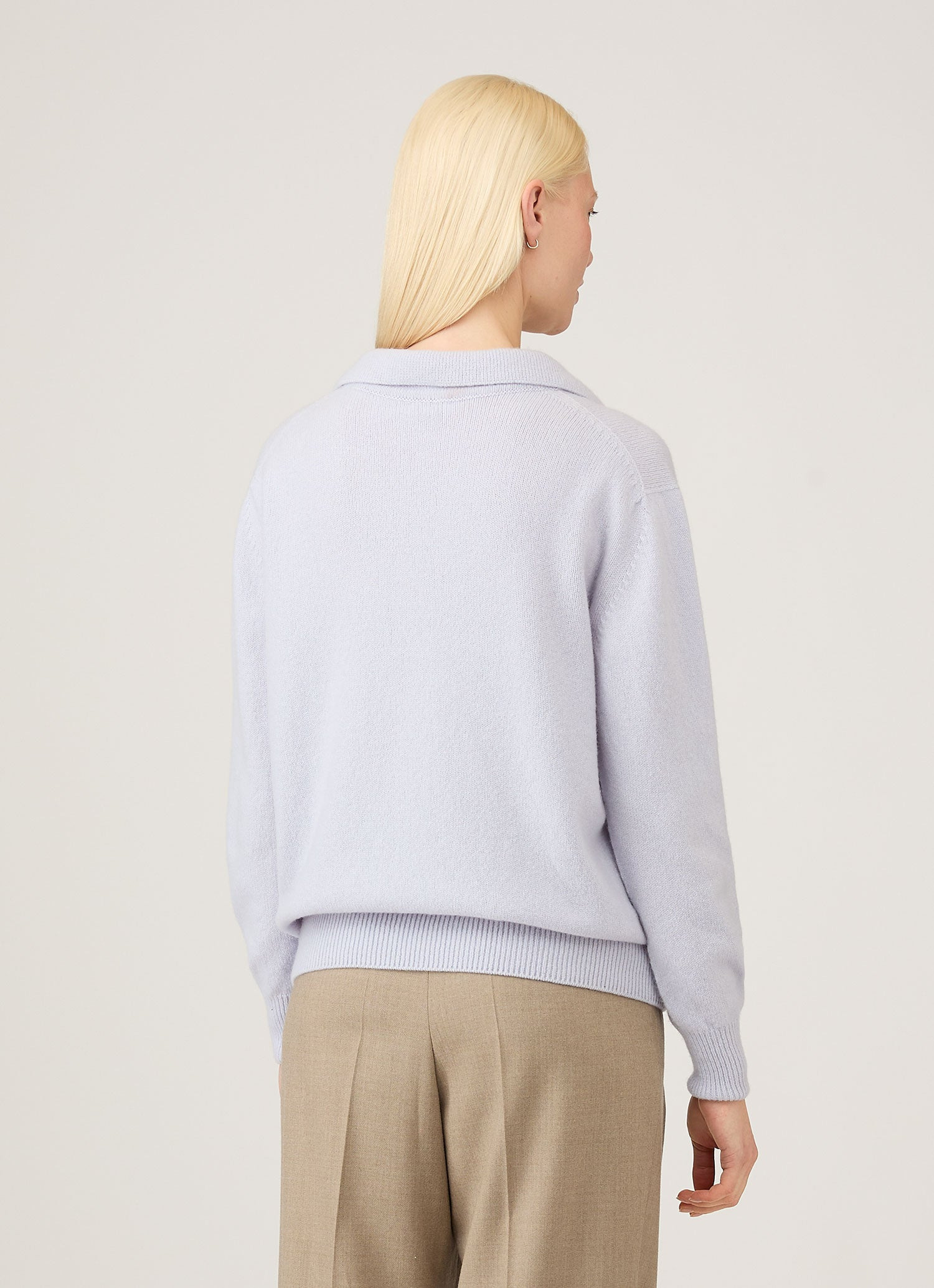 Lambswool Polo Neck Jumper - 3