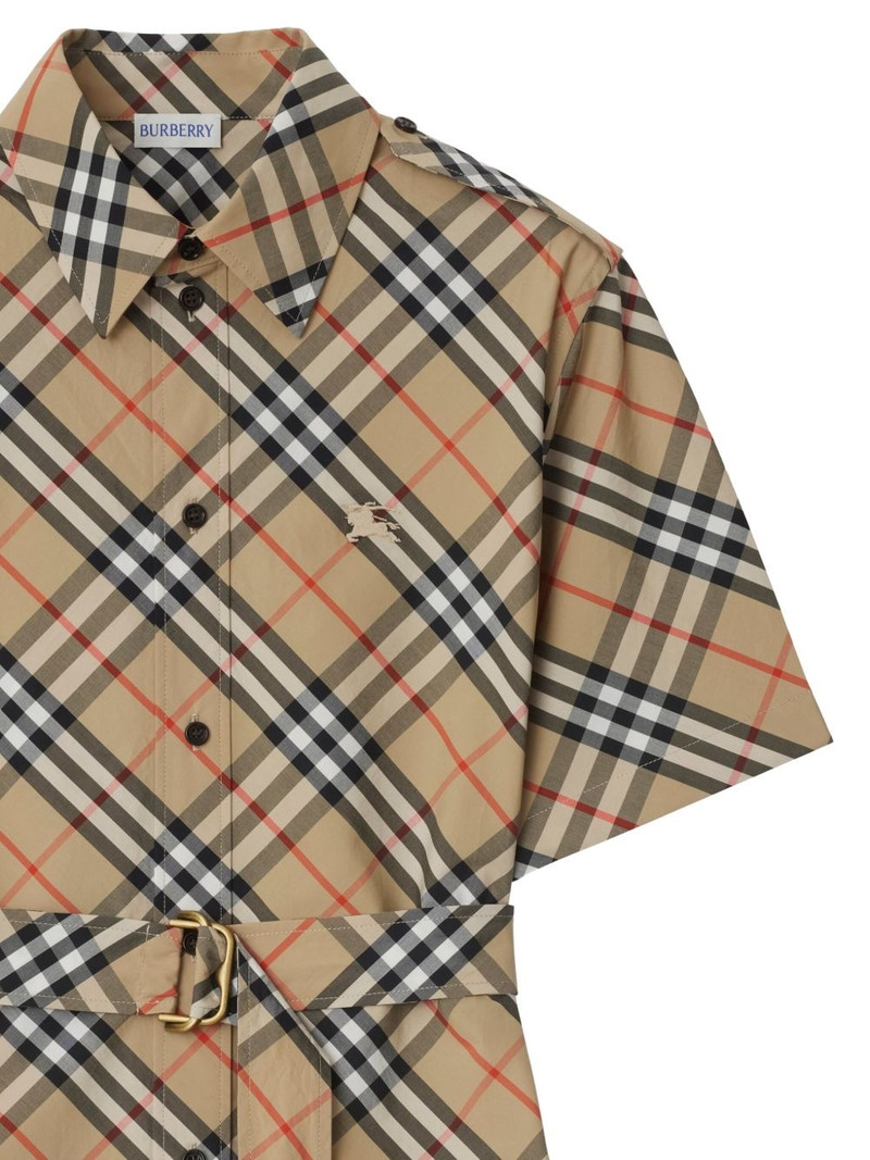 Burberry cotton shirt dress outlook